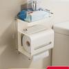 Handun 3-Tier Bathroom Tissue Holder with Shelf