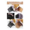 FineGood 7-Tooth Hair Comb Pins for Updos, Easy to Use Hair Accessories, 5-Piece Set (3 Black + 2 Brown)