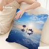 Y-Your Lie In April Pillow Case Sofa Decorative Home Double-sided Print Plush Square Throw Pillow Covers Cushion Decor Cover