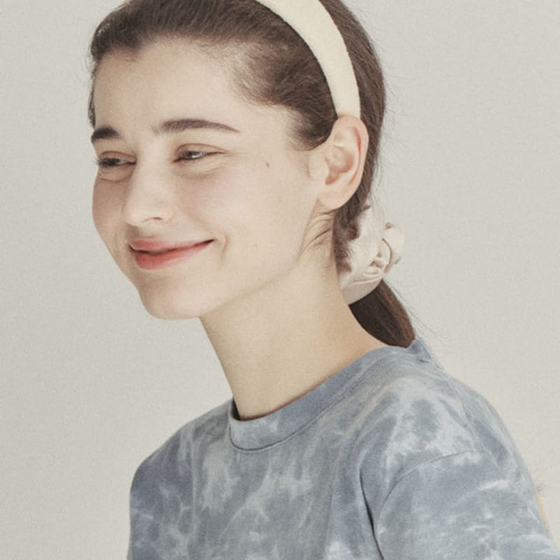 Elizabeth Moments Lemon Sunlight Yellow Terry Headband