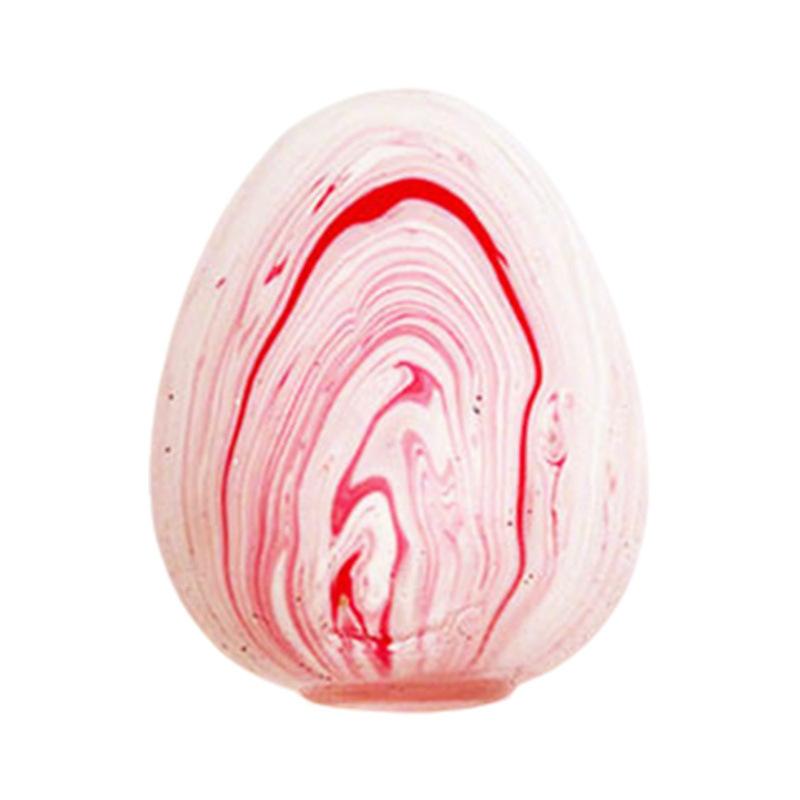 

New Trendy Colorful Rhyolite Egg Dough Balls Easter Portable Stress Relief Toy Stretchy Stress Ball Fun Toy Gift розовый