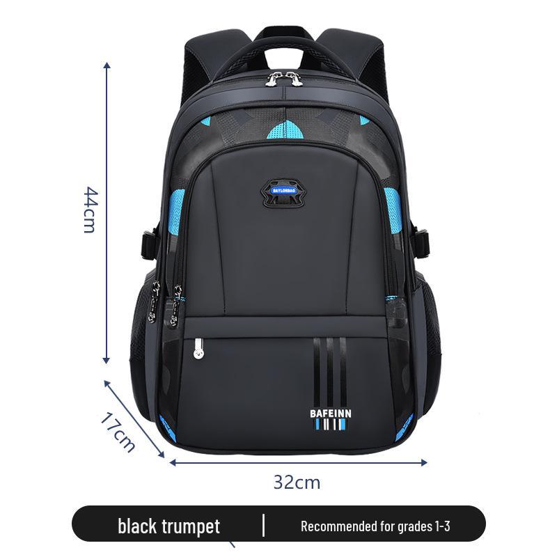 

Lightweight Boys School Backpack for Grades 1-9 – Large Capacity, Casual Double Shoulder Design