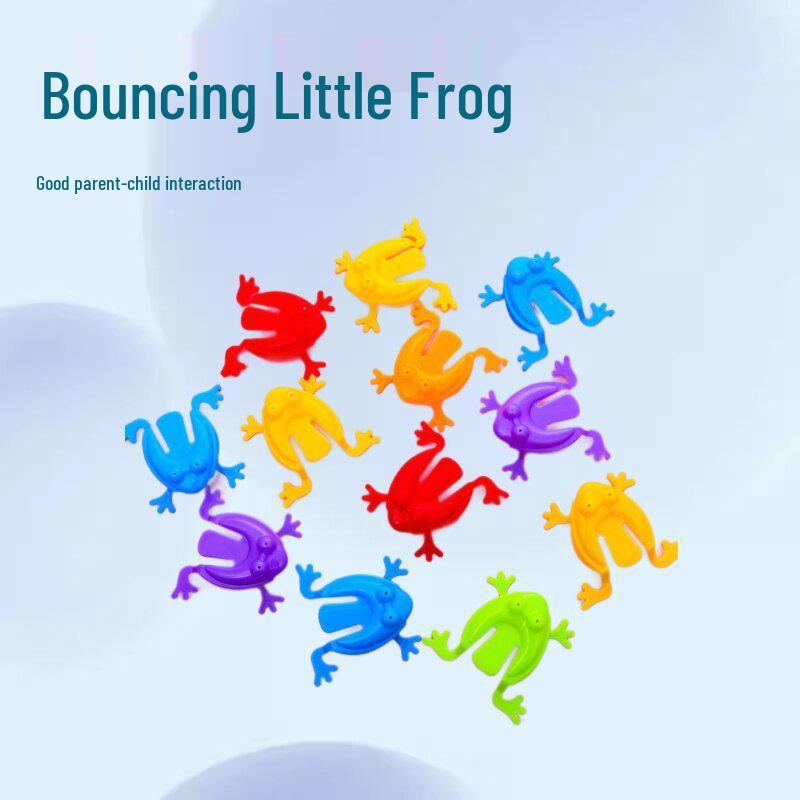 Little Green Bouncing Frog Kids' Educational Toy - Classic Nostalgic Fun for Boys and Girls