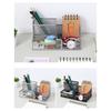 Multifunctional Pen Holder Creative Metal Iron Art Storage Pen Holder Student Stationery Desktop Office Storage Box