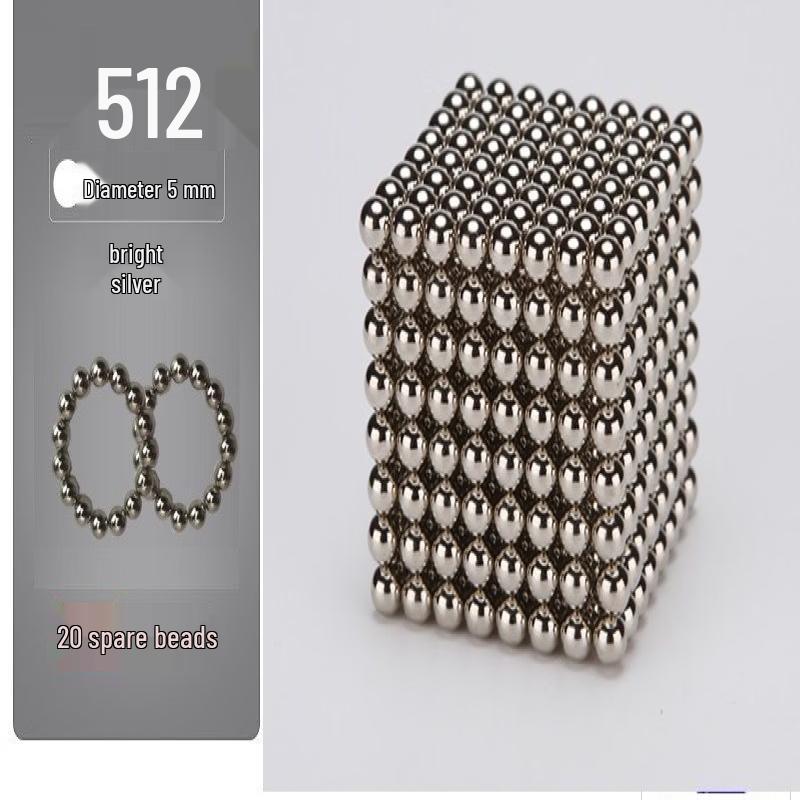 5 mm Magnetiske Byggeperler Sett