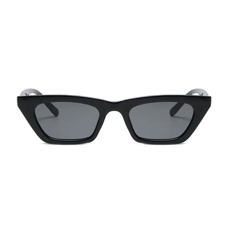 Female Small Frame Square Sunglasses Women Men Cool Colorful Sun Glasses Mirror Black Rectangle Designer Brand Fashion