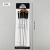 12 Pcs/set DIY Oil Acrylic Painting Art Paint Brushes Supplies Nylon Hair Wooden Handle Watercolor Paint Brush Pen Set Learning