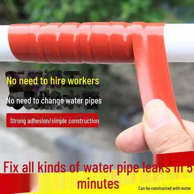 Nastro Autoadesivo Impermeabile in Silicone Resistente Stop-Perdite Approvato dagli Influencer per Tubi in PVC, Plastica, Metallo