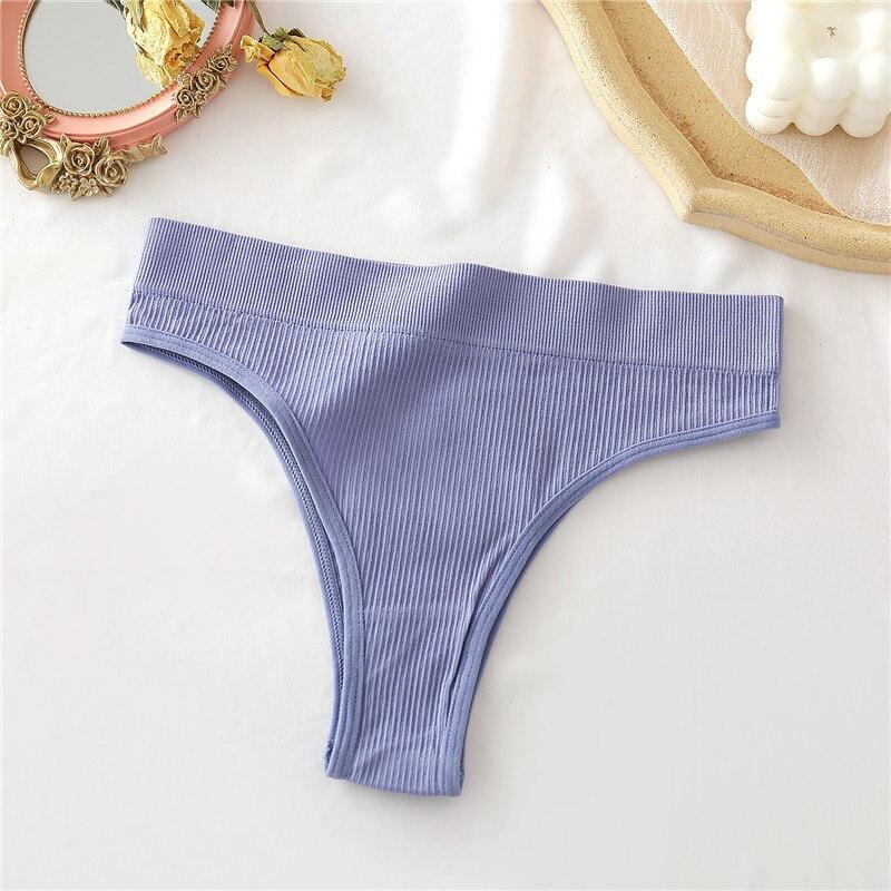 Taglia S-XL Mutandine Perizoma da Donna Intimo Sexy Vita Bassa G-String Mutandine Femminili Perizomi da Ragazza T-back Solido Lingerie Senza Cuciture