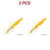 2/4/6PCS Vegetable Peeler Modern Handheld Stainless Steel Fruit Cutter Tool Melon Planer Multi-function Health Yellow