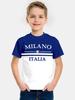 Kids Clothes Gradient Paris Printed T-Shirt Summer Outdoor Boys Girls 2-10Y Casual Short Sleeve Fashion Trend Street Child Top