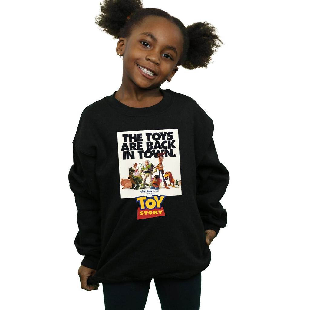 Disney Girls Toy Story Movie Poster Sweatshirt