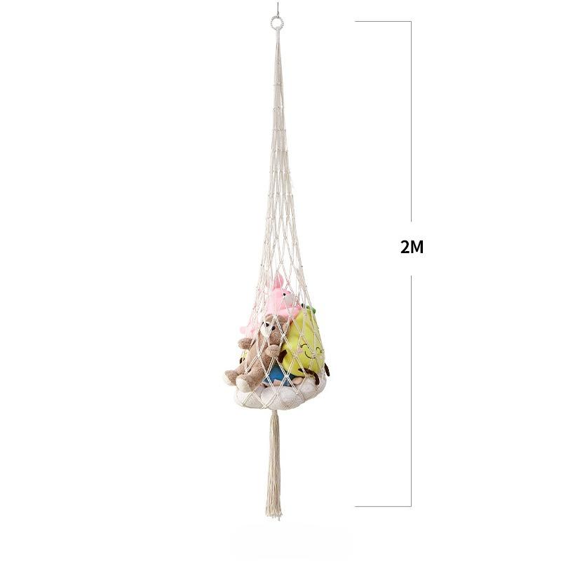 2026 Toy Storage Net Pocket, Hanging Woven Toy Storage Bag, Wall Hanging Children s Room Toy Net