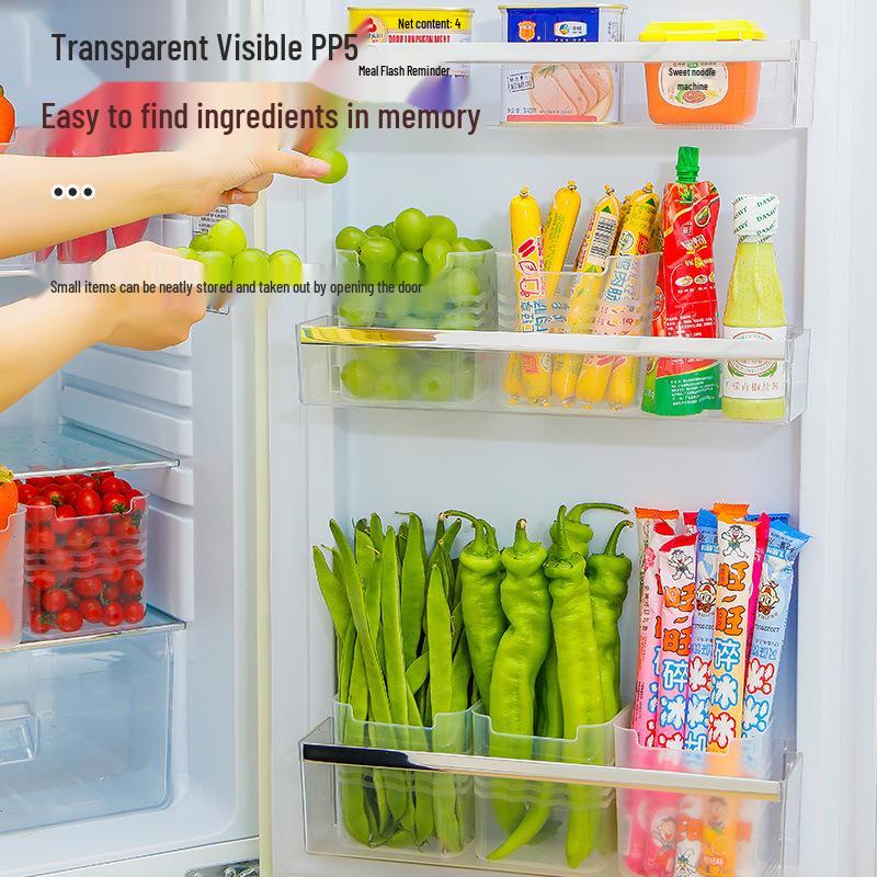 Refrigerator Side Door Storage Organizer - Food Grade Fresh-Keeping Box