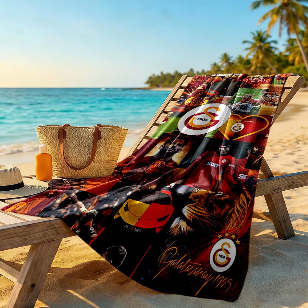 Galatasaray Beach Towel Soft Durable Quick-Dry Comfortable Lightweight