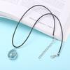 Direct Sales Hand-Wound Water Drop Dried Flower Pendant Dried Flower Plant Specimen Glass Creative Simple Necklace Pendant