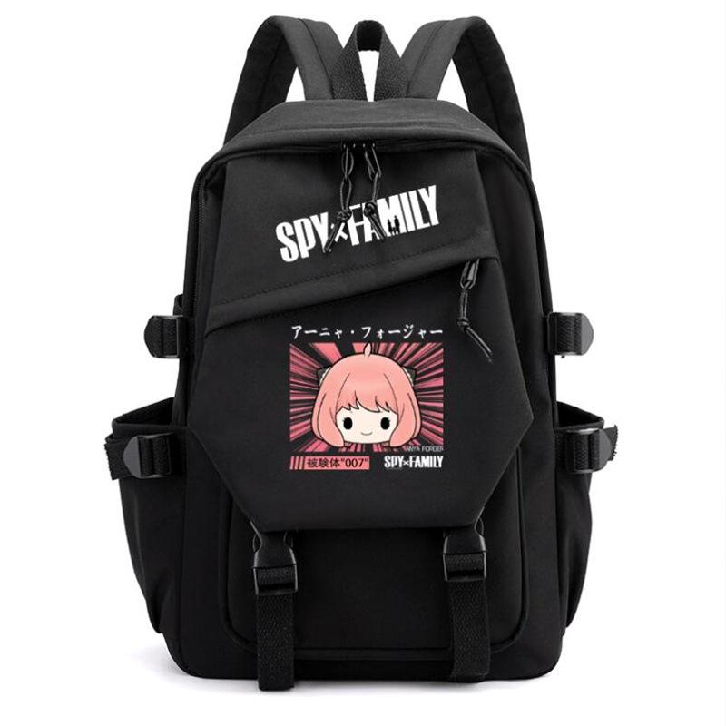Spy × Family Spy Cartoon Backpack Youth Schoolbag Animation Shoulder Laptop Travel Bag CHINA-17 Inches
