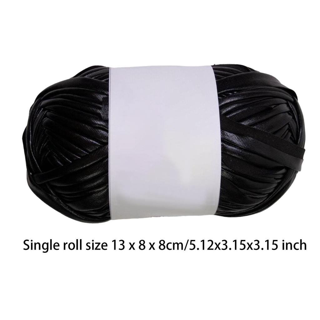 of Chunky Knitting Yarn, T-Shirt Crochet Craft Shiny Polyester Double Yarn for Knotting,