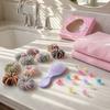 No Hurt Hair Girls Hair Bands High Elastic Hair Ties New Hair Accessories Set  Princess Gift Set