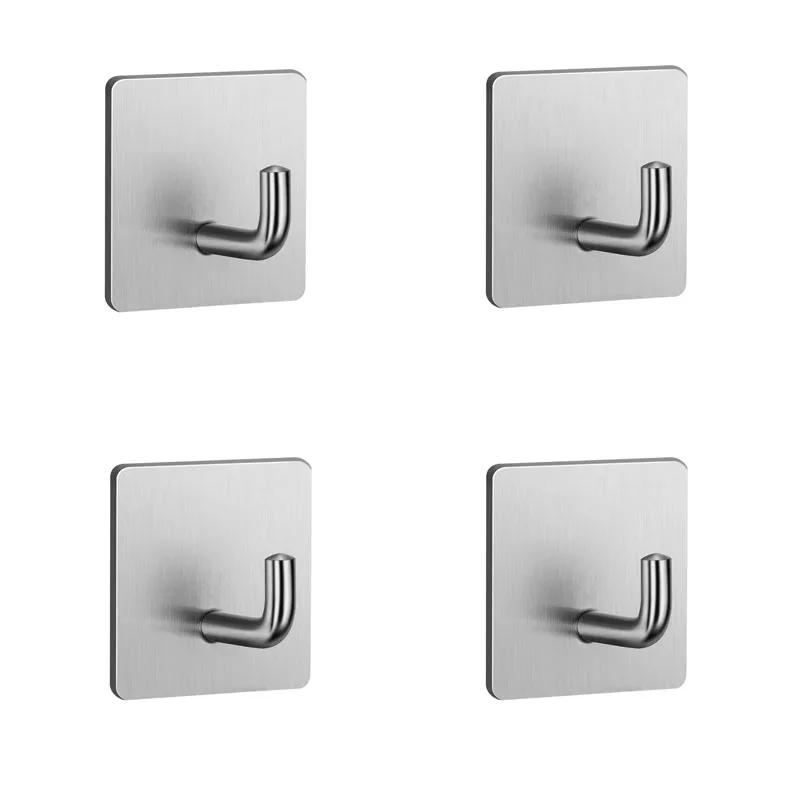 

4 шт. Полка для хранения губок Подставка для крышек кастрюль Держатель для разделочной доски Без сверления Настенный органайзер Инструменты для ванной и кухни About 2 inches