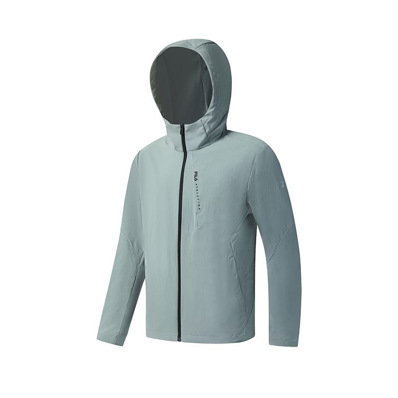 FILA Fitness Jackets Men s Cavalry Green Hooded Moderate Other A11M541709FKK L