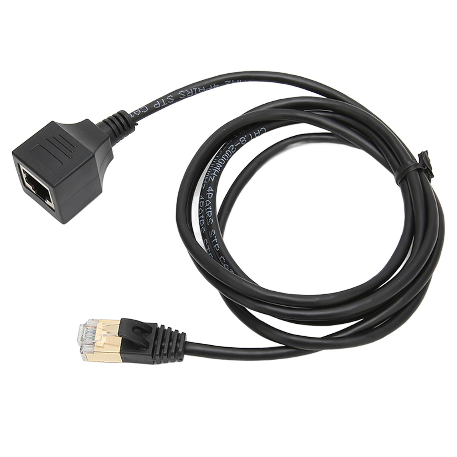

CAT8 Ethernet Cable CAT8 OD 3.8mm Ultra Fine Wire 8P8C 10 Gigabit Male to Female RJ45 Straight Head