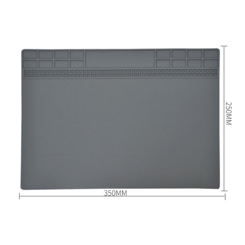 Heat Resistant Soldering Mat,Repair Platform Electronic Repair Desk Mat, Silicone Work Mat for Phone PC