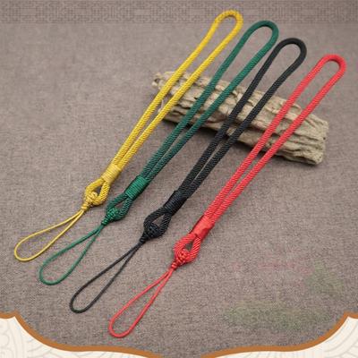 Fashion Handmade Braided Rope Phone Lanyard Luxury Simple Short Wrist Rope Phone Anti-lost Rope Phone Accessories