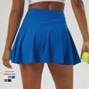 Women's A-Line Yoga Skort with Hip-Lifting and Anti-Exposure Design - Casual Sports and Tennis Skirt with Fitness Pocket