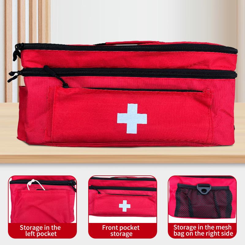 Travel Medicine Bag Storage Bag Medicine Storage Box Pill Bottle Storage Bags Home Travel First Aid Kit Organization