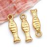 Stainless Steel Tropical Fish Goldfish Pendant Charm for DIY Jewelry.