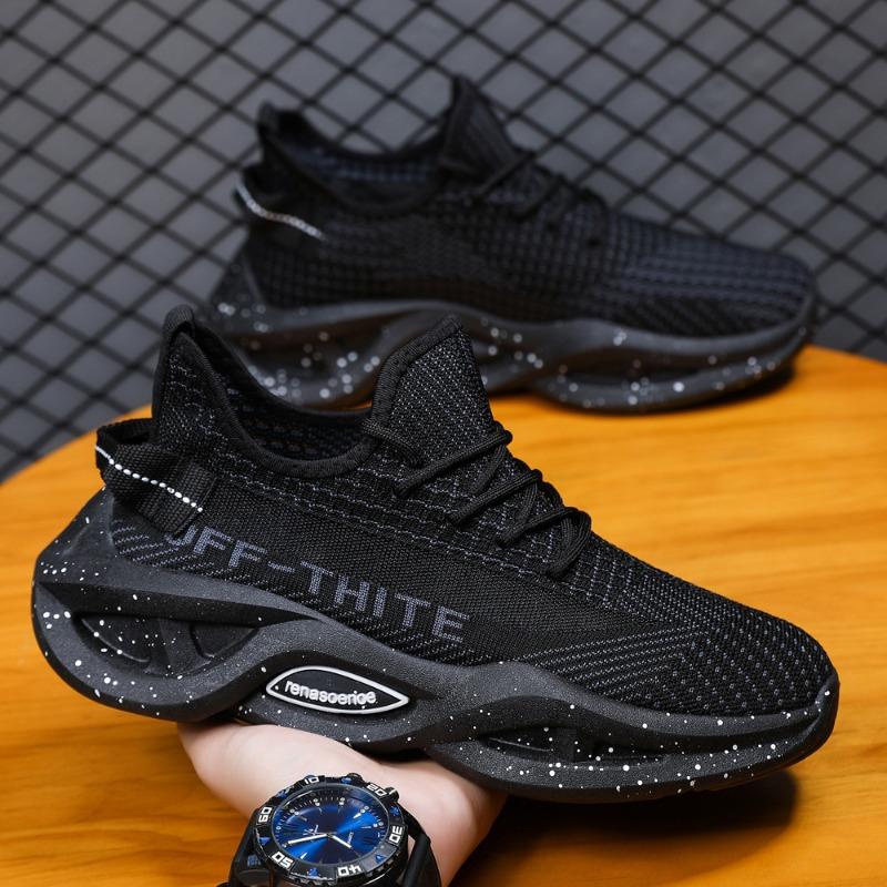 Men's Sports Shoes Summer New Hollow Heightening Men's Running Shoes Men's Shoes