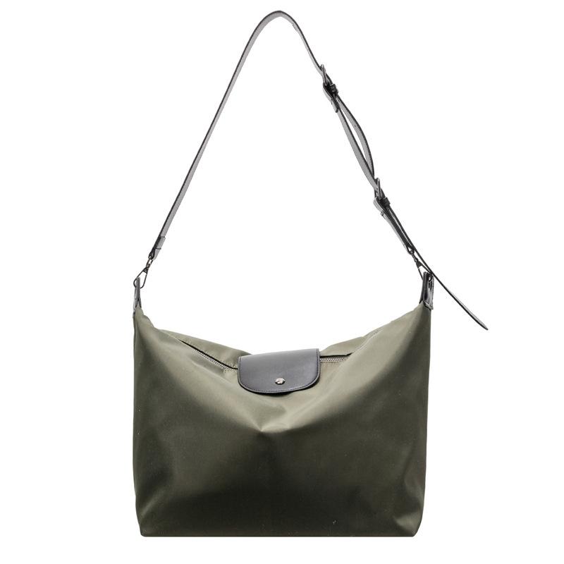School Bag Large Capacity Back Simple Solid Color Single Shoulder Light Support Extra Large Versatile Class