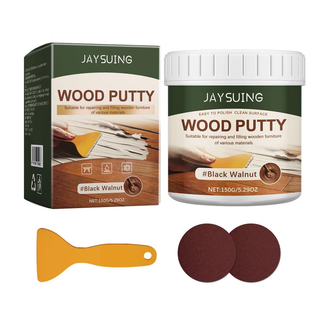 150g Holzreparaturpaste, 3 Farben Kratzer Risse Reparatur Füllcreme für Schränke Schreibtische, Holzmöbel Aufarbeitungsfarbe