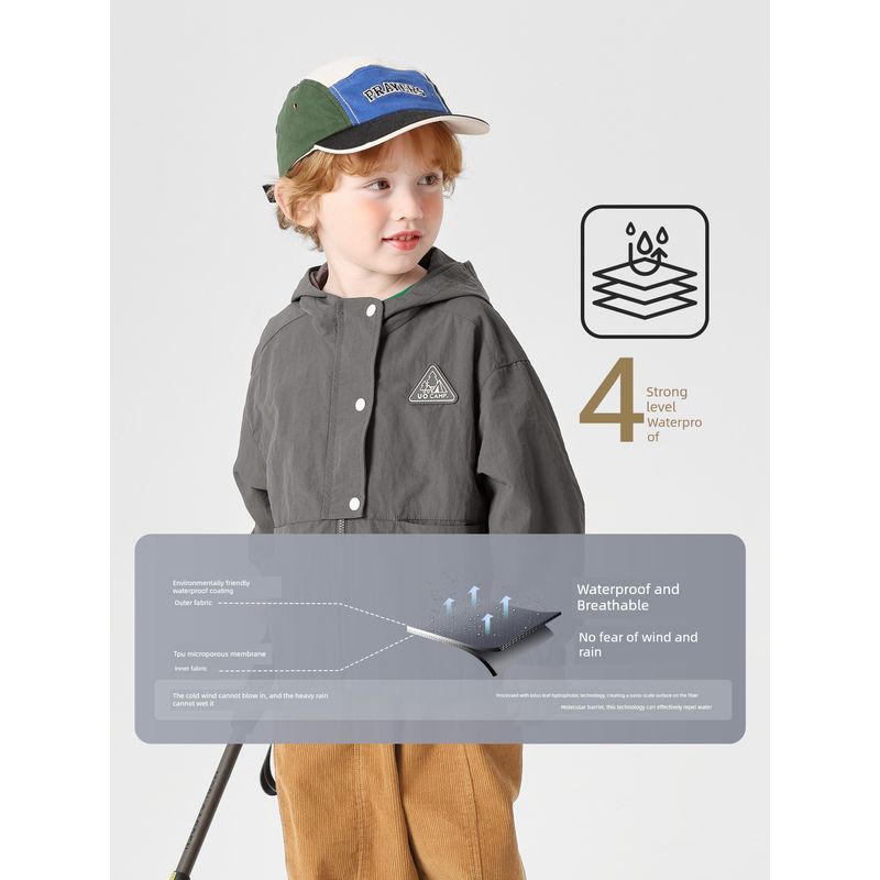 Right European Style Boys' Jacket Spring and Autumn 2026 New Model Top for Toddlers Children's Clothing Boys' Windproof Clothing