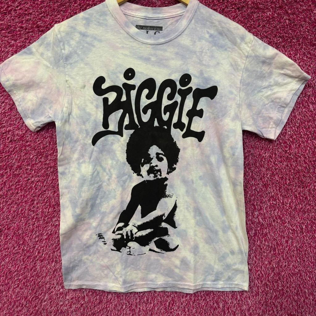 Notorious B.I.G Ready To Die Album Cover Tiedye Rap Tee Size Medium