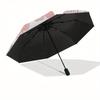 1pc Hello Kitty Floral Wreath Umbrella with Plastic Handle,Suitable for All Seasons Home Travel Outdoor UmbrellaSanlio341