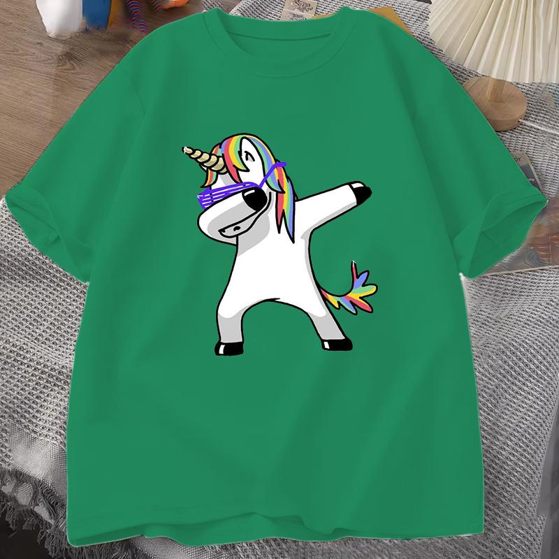 Unicorn Kawaii Unicornio 90s Women T Shirt Top Tee Shirts Female Ulzzang Harajuku Short Sleeve Hip Hop Korean Style Graphic