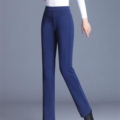 Düz pantolon kadın OL pantolon 2021 sonbahar kış yüksek belli günlük kıyafet pantolon ofis bayan kadın pantolon elbise