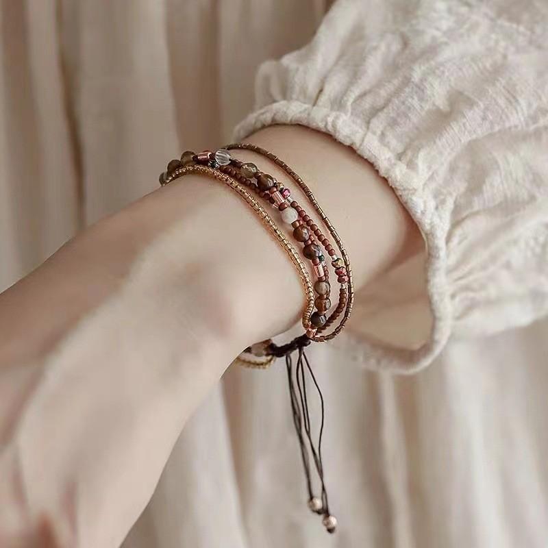 Colorful Summer Bohemian Bracelet For Women Adjustable Handcrafted Ethnic Jewelry