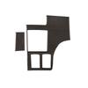 Soft carbon fiber Car center gearbox decorative frame sticker Dashboard Window Lift Panel Suitable for Toyota Hilux 2015-