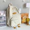Cute Cartoon Velvet Duck Backpack For Girls Breathable School Bag High School Korean Style Shoulder Bag