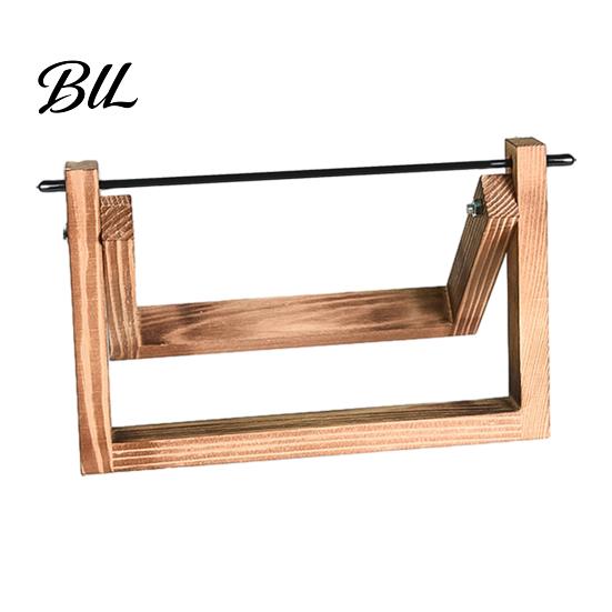 Portable Yarn Stand for Travel Wooden Crochet Holder, Rotatable Organizer Rack, Stable Holder Knitting Mortise And Tenon Frame Dispenser Home