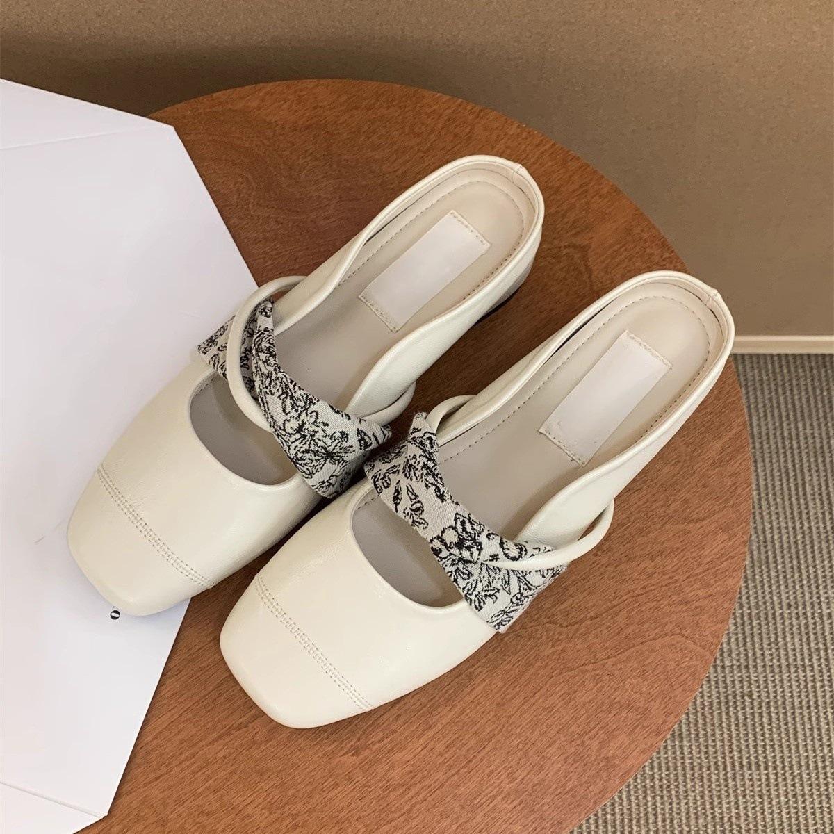 

Внутренний увеличивающий рост мешок голова полушлепанцы женские носят новая весна и лето новый французский сказочный платформа Мэри Джейн танкетка одинарная обувь 35