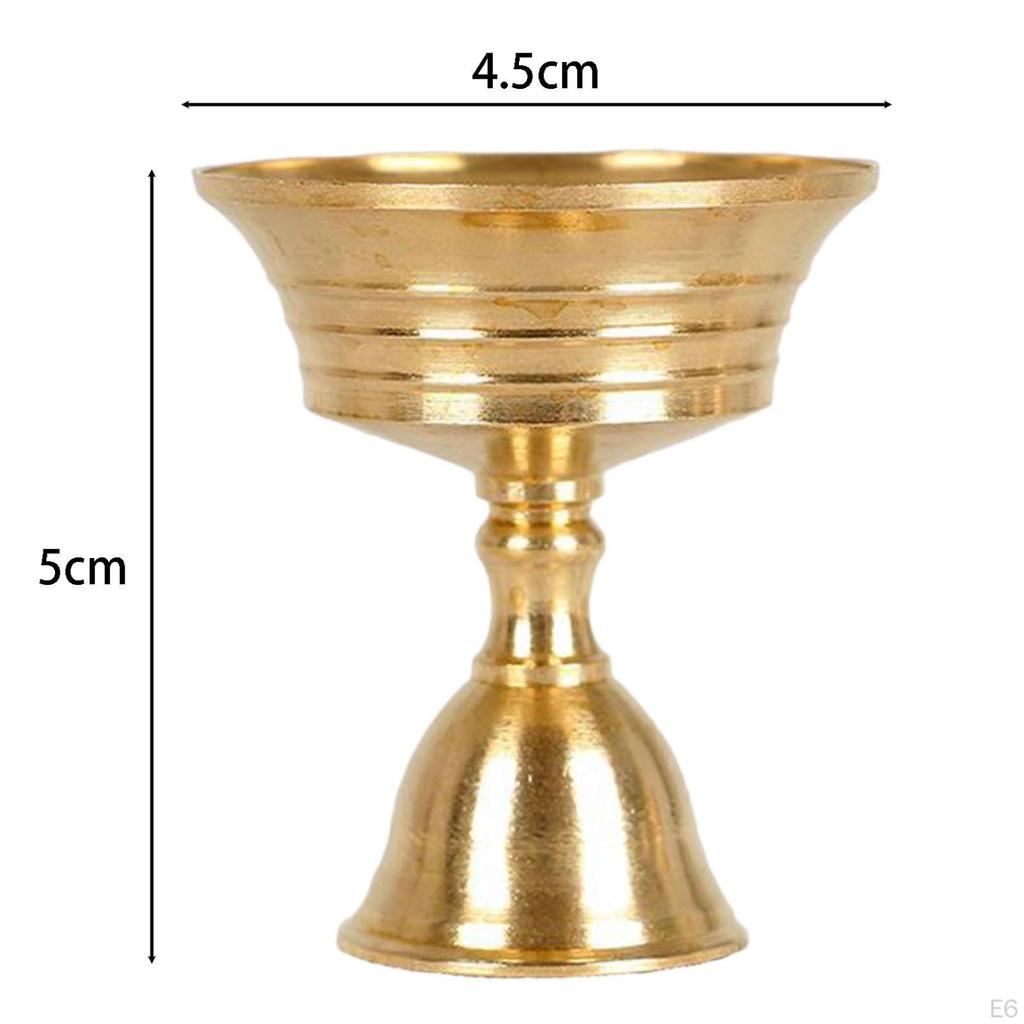 Ghee Lamp Butter Holder Candle Stand Auspicious Oil for Dinner