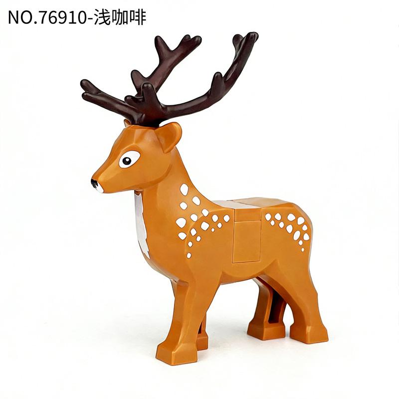 MOC Animal Scene Building Blocks Zoo Elephants Giraffes Chimpanzee Camels Goats Camel Parrots Pigeon Accessories Bricks Toys N09