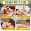 20 Stück Einweg-Körperwickel PE Sauna-Badeanzug Plastik Körper-Ferninfrarot-Sauna-Wickel für Damen Herren Spa-Badewanne Gewichtsverlust Entgiftung, Transparent