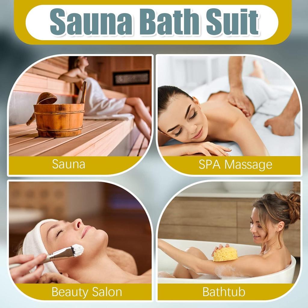 20 Stück Einweg-Körperwickel PE Sauna-Badeanzug Plastik Körper-Ferninfrarot-Sauna-Wickel für Damen Herren Spa-Badewanne Gewichtsverlust Entgiftung, Transparent