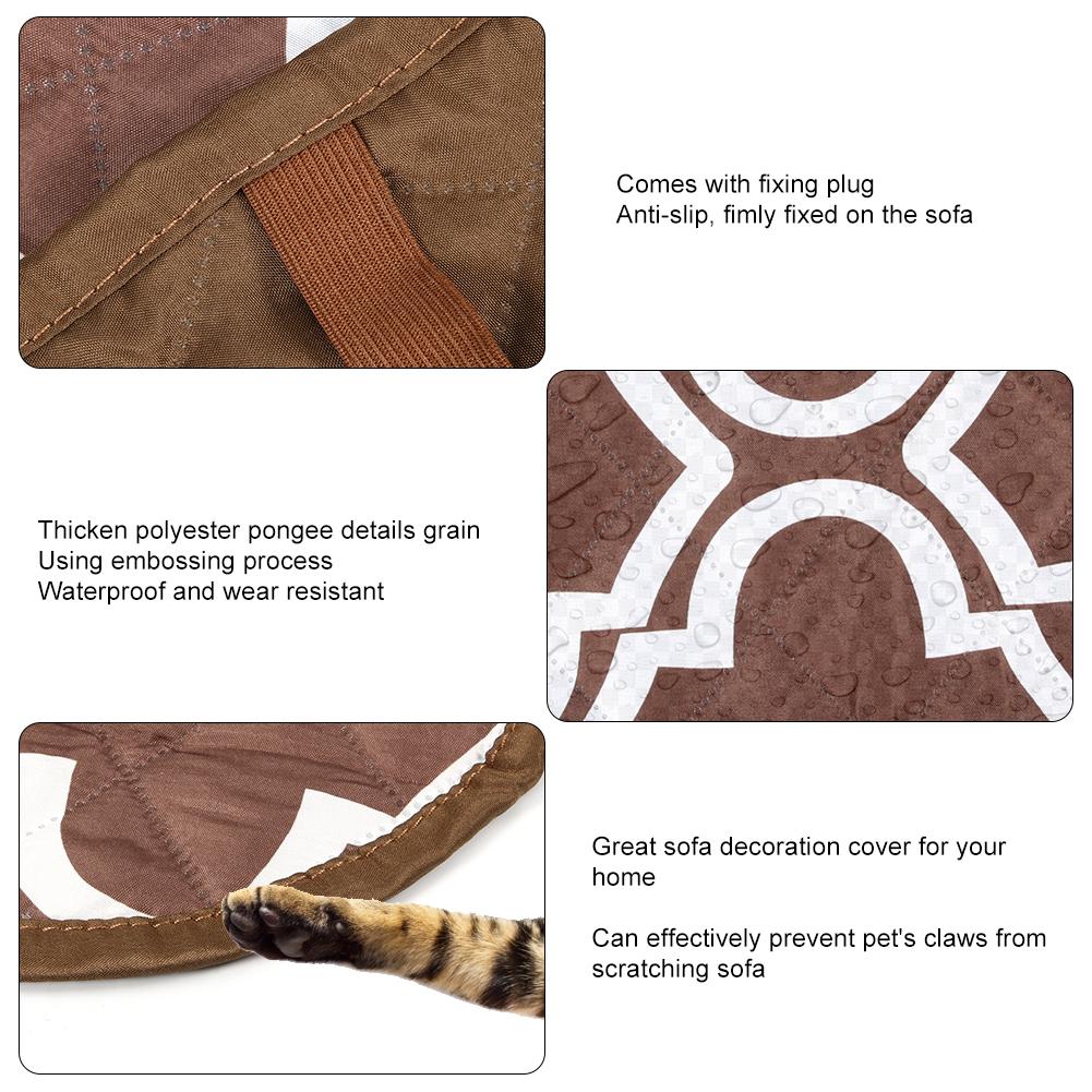 Polyester Pongee Voděodolný Protiskluzový Odolný proti nečistotám Polštář na pohovku pro mazlíčky Ultrazvukové Zapůsobení na mazlíčky