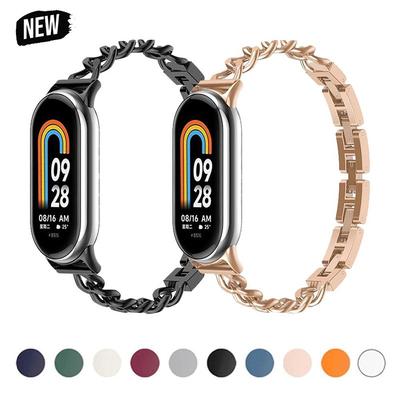 Curea de lux din oțel inoxidabil Pentru xiaomi mi band 10 9 8 Înlocuire curea ceas inteligent pentru mi band 9 Brățară curea ceas Accesorii